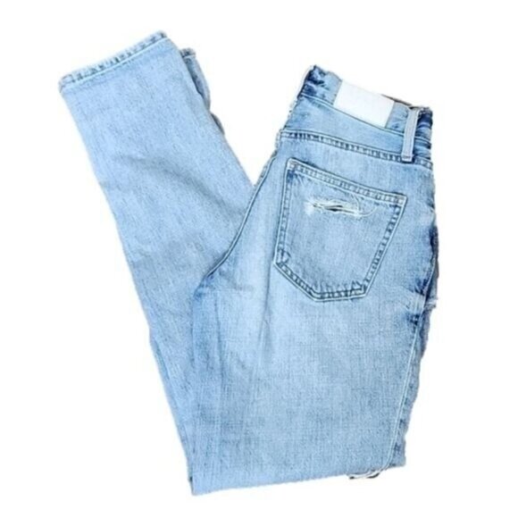 Pistola Jeans Mid-rise Light Wash Distressed Denim Women's 25 - Picture 2 of 8
